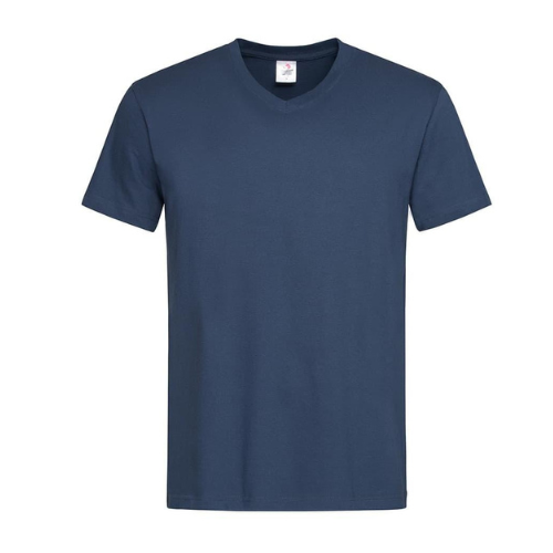 Gray V Neck T shirt